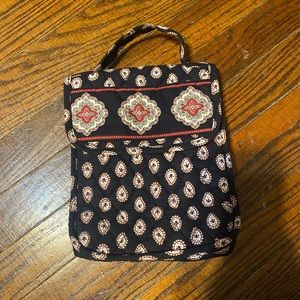 Vera Bradley tall make up bag